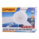 Qasa  56 INCHES AC/DC CEILING FAN WITH REMOTE CONTROL-ENERGY SAVING, INVERTER FRIENDLY