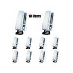 LONG RANGE WIRELESS INTERCOM - 10 USERS