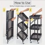 product_image_name-Generic-Multi-Purpose Steel Trolley Shelves - 3 Layers Rolling Cart-2