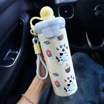 product_image_name-Generic-Unique Insulated Water Bottle With Straw & Carry Strap – Portable Drink Flask-1