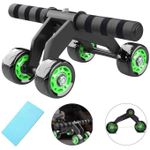 Roll Max 4 Wheels Ab Roller Multifunctional Portable Trainer - image 2