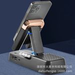 product_image_name-Generic-Foldable Desktop Tablet Phone Holder With Bluetooth Speaker And Powerbnk-3