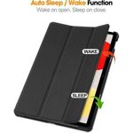 Generic Xiaomi Redmi Pad SE 11 Leather Pouch Smart Case - Black - image 4