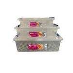 Sacvin Vista Organiser Flat Storage Container 3 in 1 - image 2