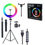 product_image_name-Generic-12-Inch LED Ring Light With Tripod Stand & Phone Holder – Dimmable Selfie Ring Light Kit-4
