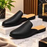 Quality Half Shoes for men -black