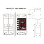 Generic Intelligent Self-Complex Over-Voltage Protection Device 2P Over-Voltage Under-Voltage Over-Current Lightning Protection Home Appliance Protector/Surge Protector 220V 63A - image 3