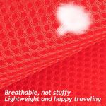 product_image_name-Generic-Summer cat Chest Harness and Leash, Anti-Escape Adjustable Soft mesh cat Leash and Chest Harness Set for All Types of Cats cat Vests (Size S,Red)-4