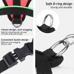 product_image_name-Generic-Summer cat Chest Harness and Leash, Anti-Escape Adjustable Soft mesh cat Leash and Chest Harness Set for All Types of Cats cat Vests (Size S,Red)-5