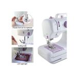 Generic 12 Stich Mini Fully Automatic Multi-function Portable Household Sewing Machine- White - image 6