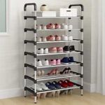 7-Layers Stainless Shoe Rack + Steel Pipes