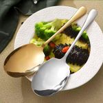 product_image_name-Generic-11PC Silver , 304 Stainless Steel Buffet Restaurant Catering Chefs Big Serving Spoon-7