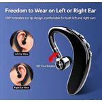 Generic single ear bluetooth headpiece 180 rotatable earbud for okada rider outdoor work - image 2