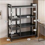 product_image_name-Generic-4 Layers - Storage Organizer Rack With Basket-2