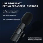 BOMGE  Camera Wireless Lapel 2 Iphone Lavalier Microphone - image 2