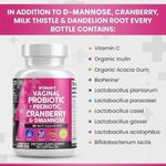 product_image_name-Generic-Probiotics Women's Vaginal Probiotic + Prebiotic, Cranberry & D-Mannose – Intimate Health, pH Balance, UTI & Yeast Support – 60 Capsules All in One Supplement-2