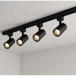 Generic 40w Track Light Adjustable Track Ceiling/wall Spotlight 4 in 1 whole set - Black - image 2