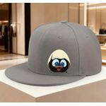 Hoodie Style Design Baseball Cap: Ash 