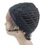 Black Pearl Bleak Pearl Short Pixie Cut Lace wig Human Natural Hair - image 8