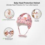 Generic Baby Anti-Fall Head Band Protector Adjustable Head Protection Helmet - Pink - image 2