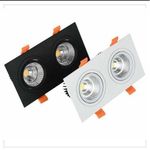 Led 14W Double Head Recessed L E D Downlight (Twin Spot Ceiling Light)