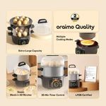 Oraimo EasyEgg Double-layer electric egg Egg Steamer - image 3