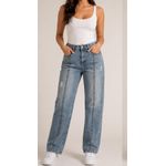 Fashion Studded Wide Leg Jeans