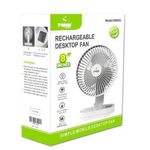 IWIN ENERGY 8 Inches Rechargeable Desktop Fan - image 2