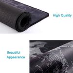 Generic Soft Rubber Smooth Cloth Surface Game Mouse Pad Keyboard Mat, Size: 100 x 50cm - image 4