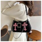 product_image_name-Fashion-Quality Black Jean Ladies Bag-3