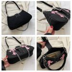 product_image_name-Fashion-Quality Black Jean Ladies Bag-4
