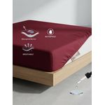 Genera Wine waterproof fitted elastic mattress protector