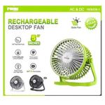 Generic 5 inches Long Lasting Portable Rechargeable Desktop Fan