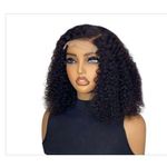 Celebrity Jerry curl wig with T frontal