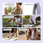 Oraimo Classic Seal 500ml Compact Leakproof Insulated Water Bottle-Stainless - image 7