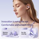 Generic Wireless Earbuds Bluetooth 5.4, HiFi Dual-Connection Touch Control Ear Clip Headphones for iPhone Xiaomi - image 2