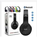 P47 Wireless Bluetooth 5.0 Stereo OverEar Foldable Headphones