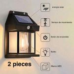 Generic Solar Motion Sensor Security Wall Light – Automatic Outdoor LED Lantern for Gate, Compound, Balcony & Garden Fence