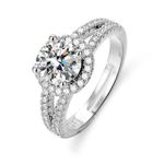 Adjustable Palm Springs Engagement Diamond Ring + Free Box