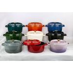 Radiance 30cm Enamelled Blue Dutch Oven - image 2