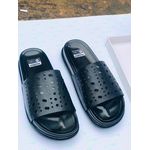 Fashion  ONYX-01 Black Perforated Platform Slide - image 2