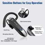 Generic LC-B45 Single Ear Bluetooth Headset 24H Talk Hands-Free with Mic for Driving​ - image 8