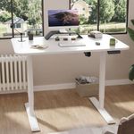 New Modern Adjustable Electric Table( 1.2 METRE)WHITE