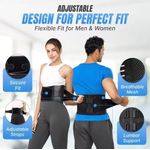 Band Professional Breathable Waist  Support Belt For Lumber Disc Pain. - image 4