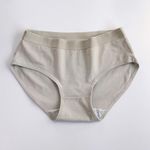 product_image_name-Fashion-Women's Nude & Ash Cotton Underwear Panties 95% Cotton 5% Spandex Seamless Mid-Waist Briefs-6