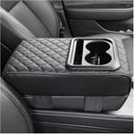 Generic Premium Universal 5-in-1 Car Armrest Cushion with Cup Holder
