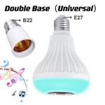 Generic  Wireless Bluetooth Speaker Bulb APP Control LED Lamp Smart Light Music Player Audio Remote Control Subwoofer Speaker Systems - image 3