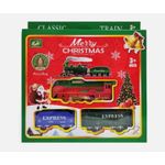 Generic Vintage Snowflake Christmas Santa Claus Teddy Bear + Christmas Train Set for Kids - Christmas Tree Gift Set. - image 4