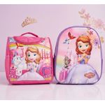 Quality Children Cartoon Character School bag and lunch bag 