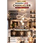 product_image_name-Generic-Latest HOME Interior DESIGN LUXURY Modern Gold Modern LED Chandeliers LED Pendant Decor Lamp Creative LED Chandeliers Dimmable Pendant Lamp Gold for Dining Room Living Room Office Kitchen,Chandeliers-1